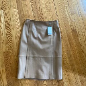 Sepassa Lamb Leather Skirt - Hugo Boss